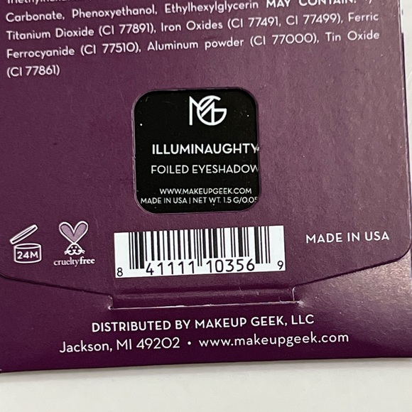 Signature Foiled eyeshadow Illuminaughty by Makeup Geek NIB - Picture 3 of 3